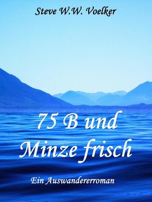 cover image of 75 B und Minze frisch